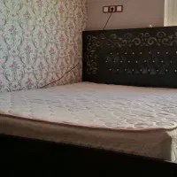 تخته دو نفره همراه با تشک رویال فنری