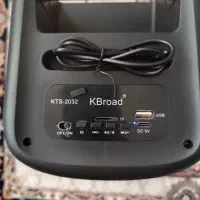اسپیکر شارژی میکروفون دار KBorad|پخش‌کننده همراه|ساوه, |دیوار
