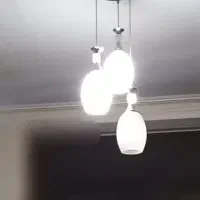 آویز شیشه ای با یک عددیواری