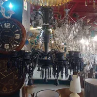 لوستر باکارات کریستال ۶ شاخه|لوستر و چراغ آویز|کرمان, |دیوار