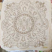 رومیزی غذاخوری ۲۴ نفره کتان ژاپنی