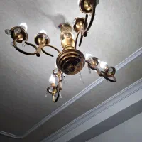 ۲عدد لوستر برنز|لوستر و چراغ آویز|تبریز, |دیوار