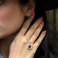 نیم ست دخترانه جنس نقره ۹۲۵ ضمانتی|بدلیجات|شهرضا, |دیوار