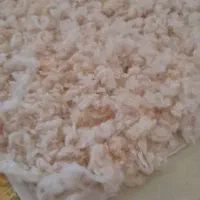 پشم گوسفندی تمیز و شسته شده