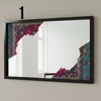 آینه دکوراتیو سفارشی با طراحی خاص
