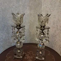 شمعدانی کریستال بسیار زیبا