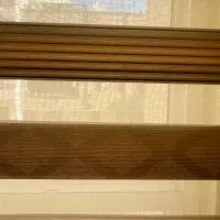 پردا زبرا سایه روشن رنگ کرم نسکافه ای سایز بزرگ|پرده، رانر، رومیزی|تهران, پردیسان|دیوار