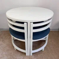 ۲ عدد نهارخوری کمجا،غذاخوری کم جای ۴نفره گرد