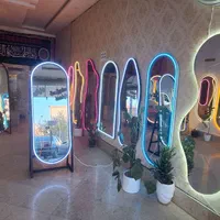 اینه بک لایت مخصوص آرایشگاه وخانه و بوتیک|آینه|مشهد, هنرور|دیوار