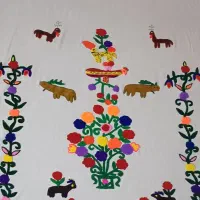 پرده ی سنتی هم شب یلدا ، رومیزی ،،تابلو|صنایع دستی و سایر لوازم تزئینی|نیشابور, شهرک رسولی|دیوار