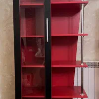 میز آرایش و کتابخانه ویترین دار