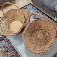 سبد حصیری ۲ عدد