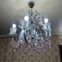 لوستر کریستالی اصل|لوستر و چراغ آویز|اراک, |دیوار