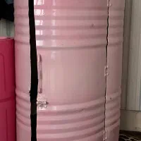 بشکه رنگ شده و برش داده ۲۲۰بصورت کمد|جاکفشی، کمد، دراور|شیراز, گود خزینه|دیوار