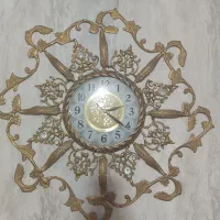 ساعت دیواری برنجی برنز