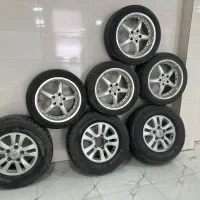 لاستیک رینگ فابریک لندکروز۱۷+رینگ اسپرت ۵پرسالم