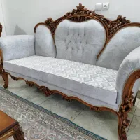 دوسرویس مبل ۹نفره(بدلیل تغییرشغل زیرقیمت|مبلمان خانگی و میز عسلی|اصفهان, شفق|دیوار