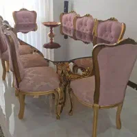 میز ناهار خوری ۸نفره استیل