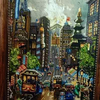 تابلو فرش خیابان نیویورک
