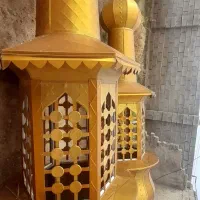 مناره الومنیوم طلایی مسجد