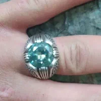 انگشتر نقره موزانایت . فوری