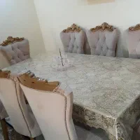 میز نهار خوری ۸نفره چوبی درحدنو|میز و صندلی غذاخوری|تهران, بوستان چیتگر|دیوار