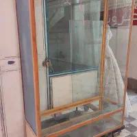 ویترین چرخدار آلومینیومی مناسب مانکن لباس