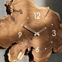 ساعت چوبی ورزینی|ساعت|فولادشهر, مسکن مهر فولادشهر|دیوار