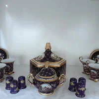 چینی سورمه ای لیلی ومجنون اصل|ظروف سرو و پذیرایی|کرمان, |دیوار