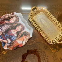 سینی / فرچه اطویی مهسان / جاعود و شمع / جاکلیدی