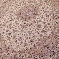یک جفت فرش 6متری دستباف پشمی کاشان