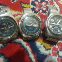 ساعت Casio وseiko5اصلی سالم سه موتور فعال