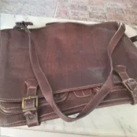دوعدد کیف چرم مردانه