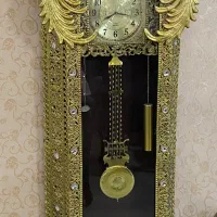 بوفه و ساعت ایستاده برنز