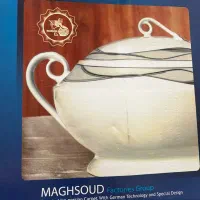 کریستال پایه دار و سوپ خوری