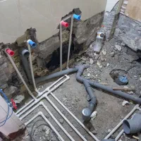 لوله کشی سردگرم گازفاضلاب موتورخانه استخرانواع پمپ