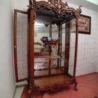 بوفه چوب گردو|بوفه، ویترین، کنسول|سهند, |دیوار