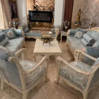 مبل استیل ۹ نفره با ناهار خوری ۸