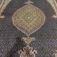 (فرش حق زاده)جفت۶متری۴۰رج مرینوس حاشیه سرمه ای|فرش|تبریز, |دیوار