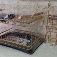 ست جاظرفی وجاقاشقی ولیوانی|آب‌چکان و نظم‌دهنده ظروف|پاکدشت, پاکدشت (مامازند)|دیوار