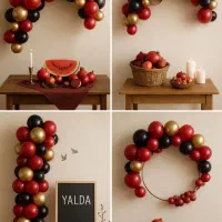 بادکنک آرایی یلدا تعیین جنسیت تولد|صنایع دستی و سایر لوازم تزئینی|اصفهان, شهید رجایی|دیوار