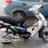 موتور سیکلت بی کلاچ نقره ای مدل 90|موتورسیکلت|نیر (یزد), |دیوار