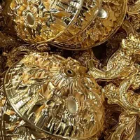 لوستر  کرم فرانسه|لوستر و چراغ آویز|قم, قلعه کامکار|دیوار