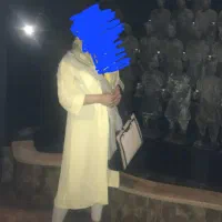 مانتو بلند مجلسی لیمویی