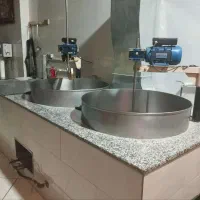 فروش دو عدد پاتیل 450کیلویی تمام استیل