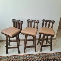 صندلی اپن یا کانتر چرخشی برند اعتماد ۳ عدد