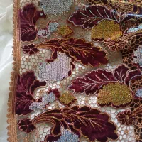 پارچه گیپور گل مخمل|لباس|ایرانشهر, |دیوار