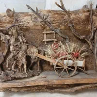 تابلو هنری چوبی، کاردست، یک اثر نفیس هنری