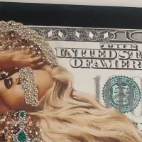 تابلو ثروت نگین کاری شده|تابلو، نقاشی، عکس|قم, پردیسان|دیوار