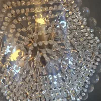 لوستر اتریشی اب طلا کاری